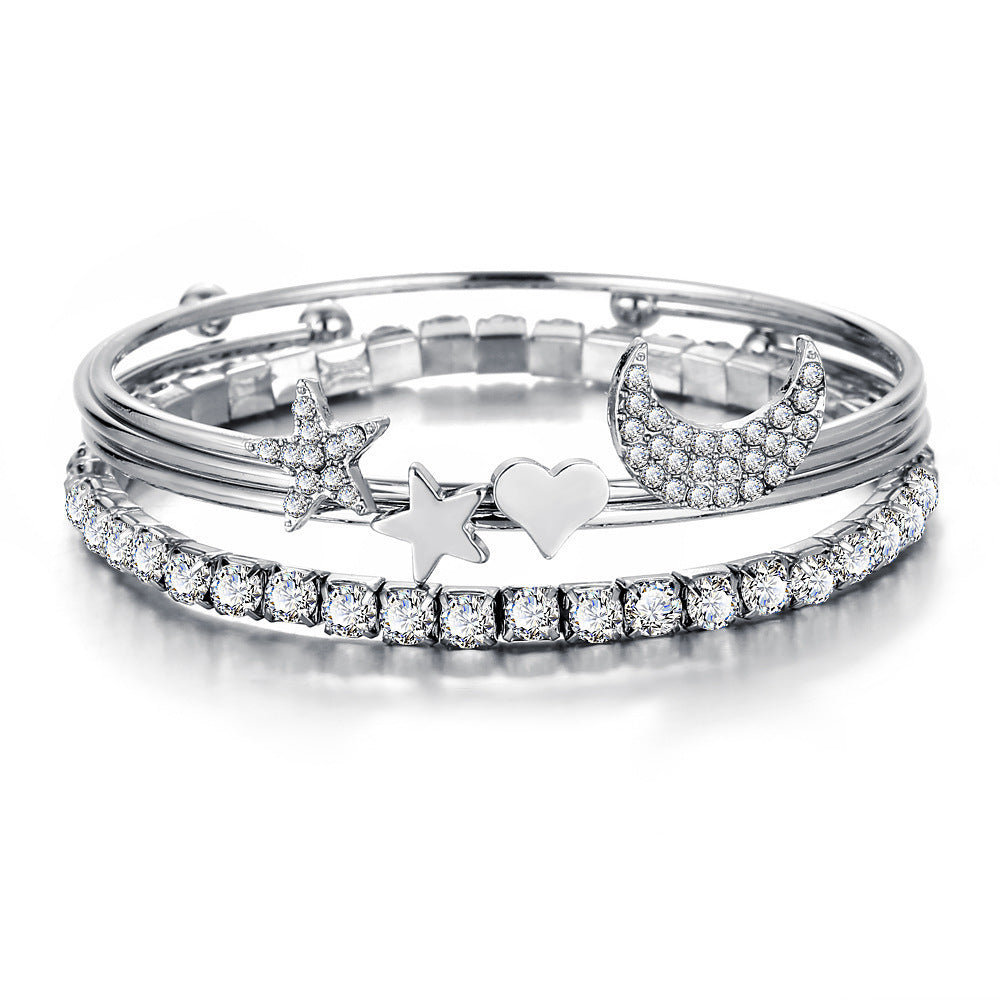 Moon Stars Cuff