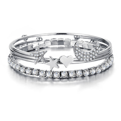 Moon Stars Cuff