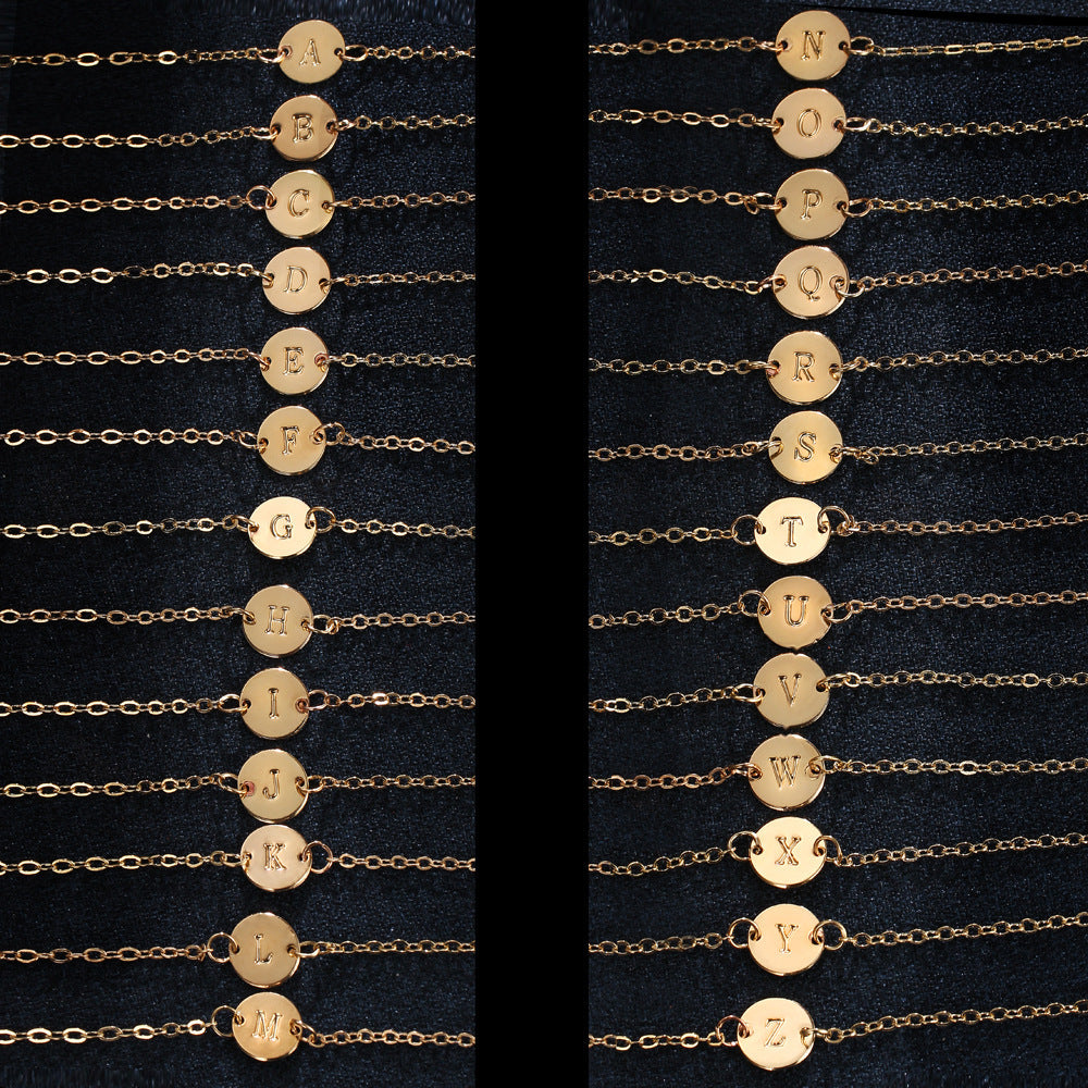 ashion Letter Bracelet & Angle