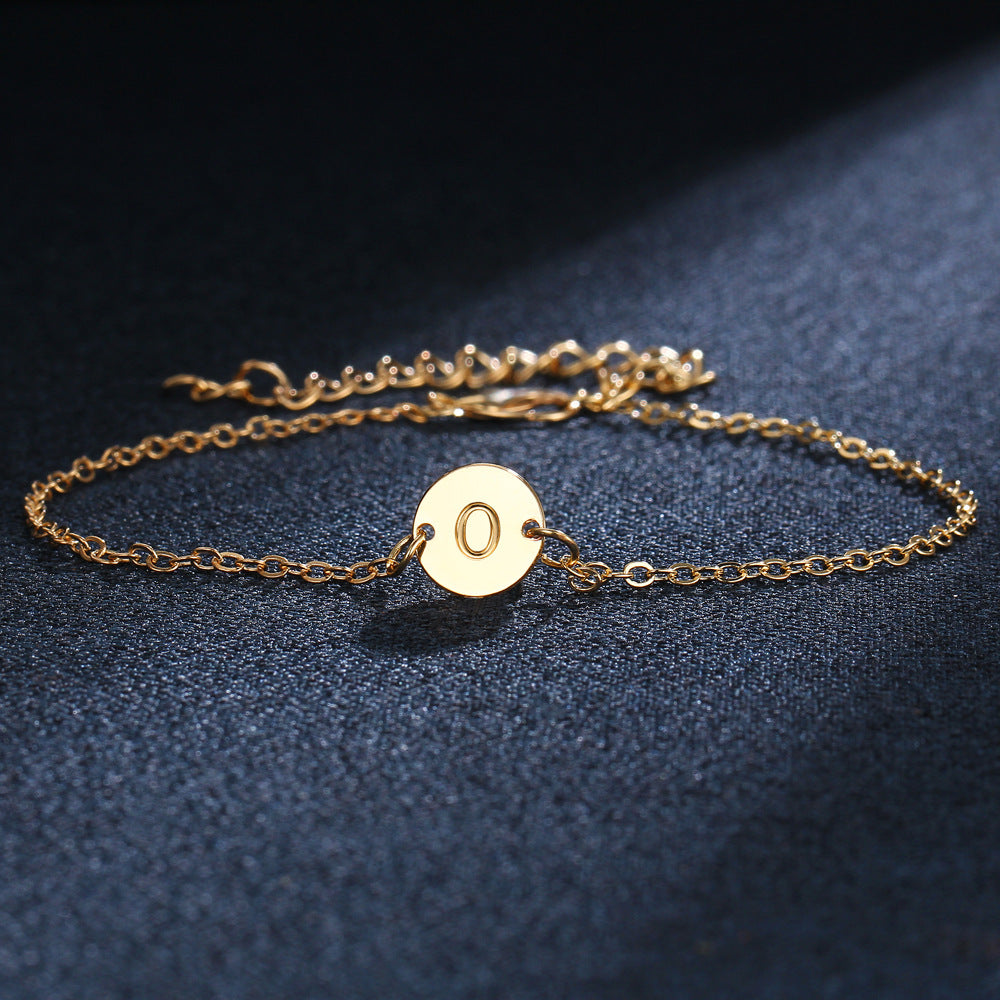 Gold Color Alloy Letter