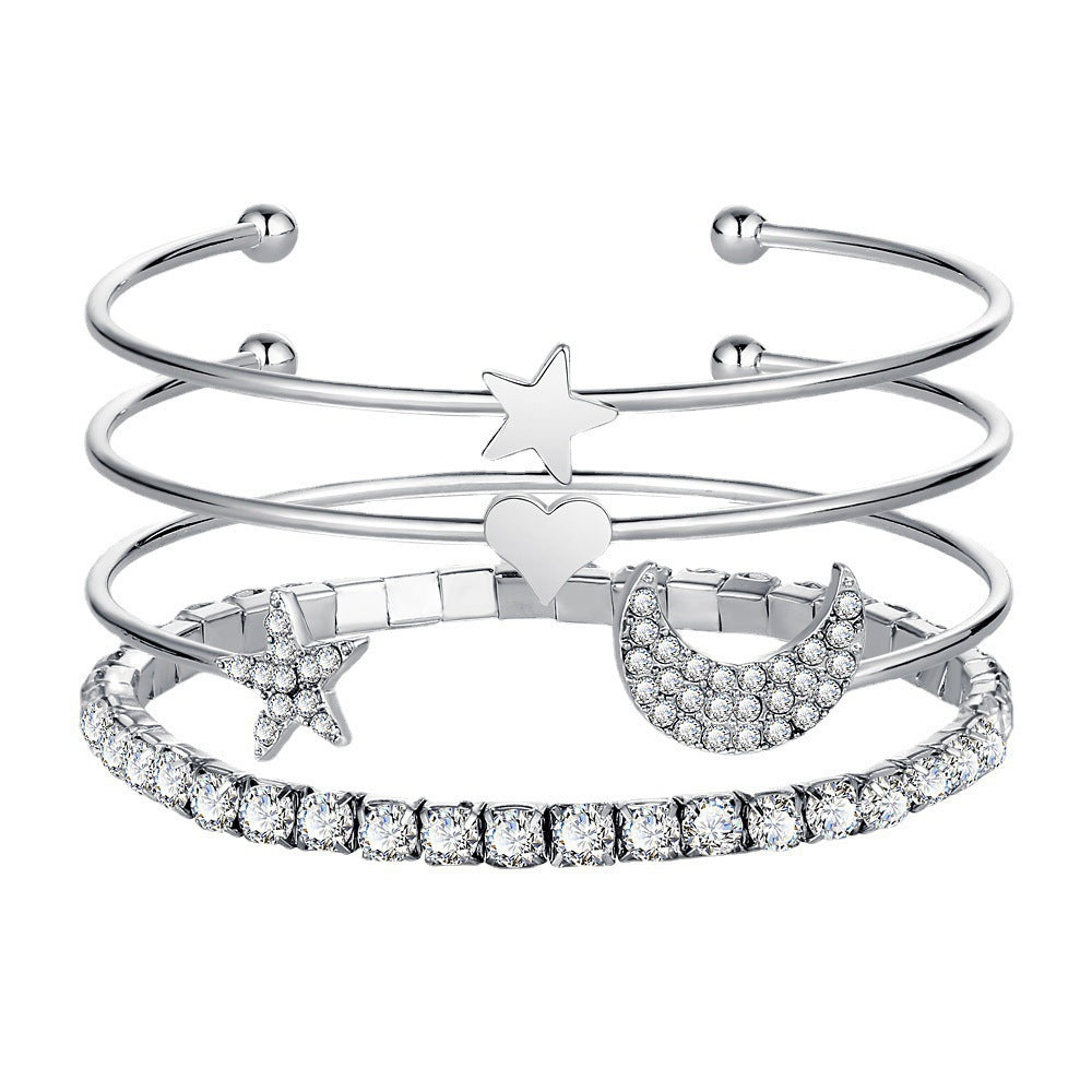 Moon Stars Cuff