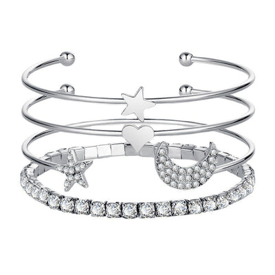 Moon Stars Cuff
