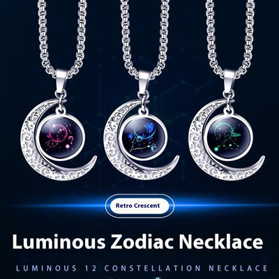 12 Constellation Moon Star Glowing