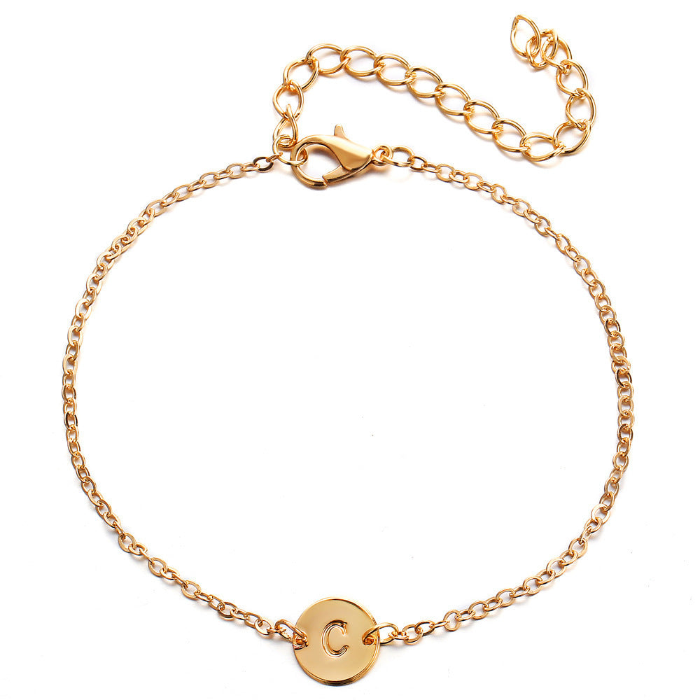 ashion Letter Bracelet & Angle