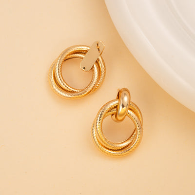Knotted Retro Multi-layer Ring Twisted Twist Texture