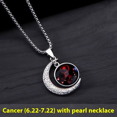 12 Constellation Moon Star Glowing
