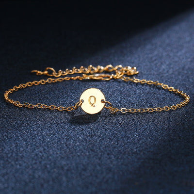 Gold Color Alloy Letter