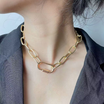 Simple Cross Thick Chain