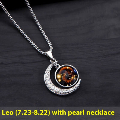 12 Constellation Moon Star Glowing