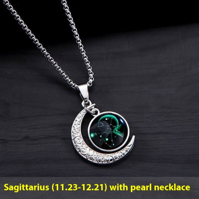 12 Constellation Moon Star Glowing
