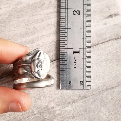 Simple Flowers Unique Women Ring