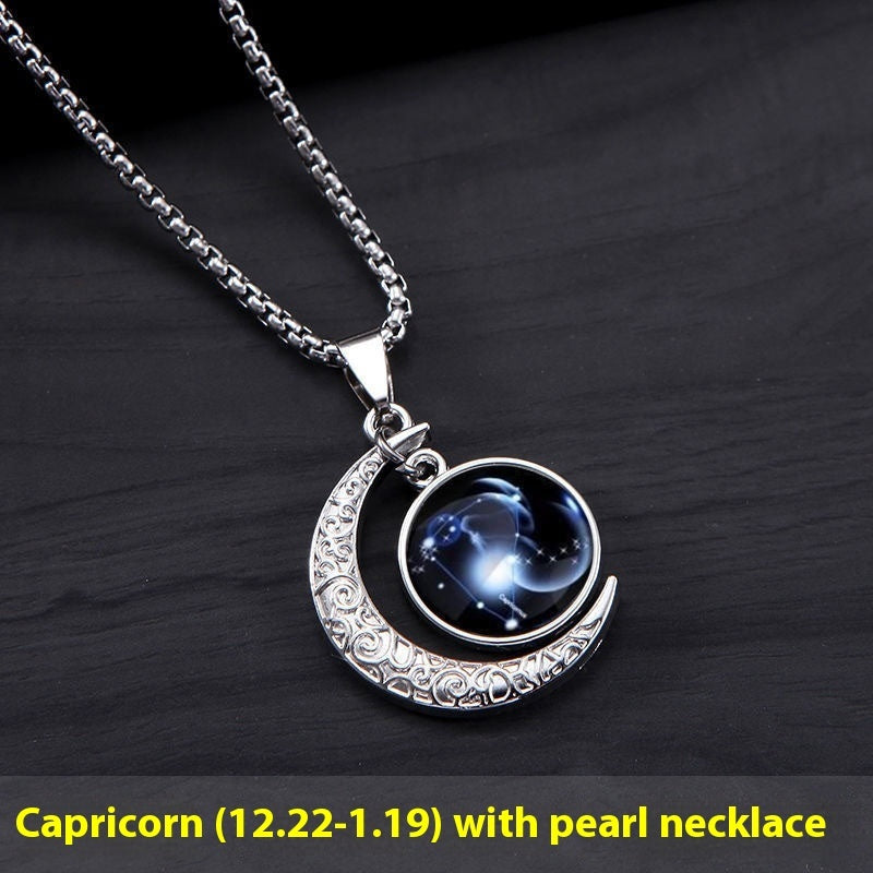 12 Constellation Moon Star Glowing