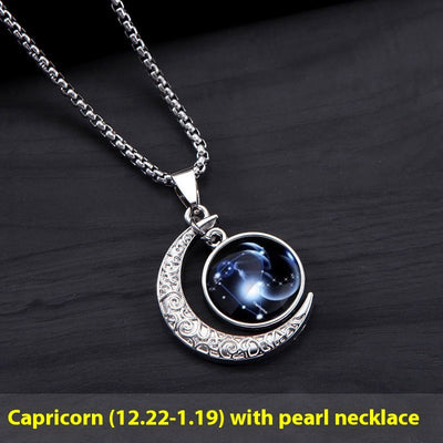 12 Constellation Moon Star Glowing