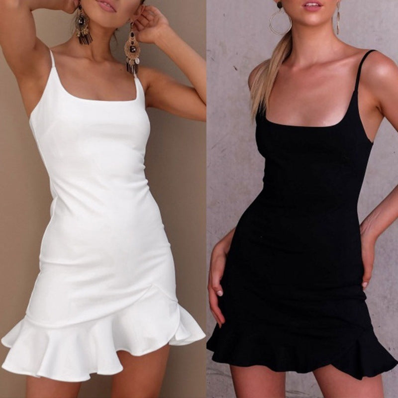 Sleeveless Spaghetti Strap Slim S Party  Vestidos