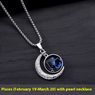 12 Constellation Moon Star Glowing