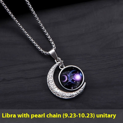 12 Constellation Moon Star Glowing
