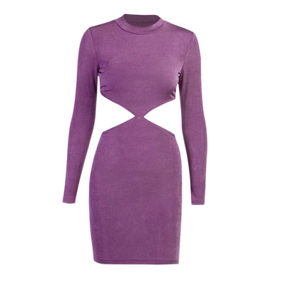 Sexy Backless Bandage Dress Summer  Hollow Out Skinny