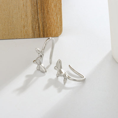 Double Butterfly Stud