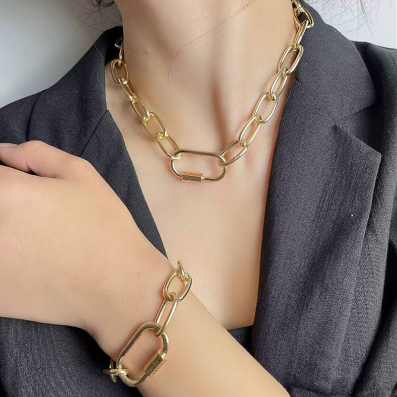 Simple Cross Thick Chain