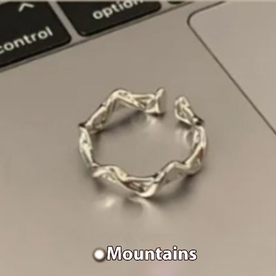 Simple Bracelet Irregular All-match Ring Women