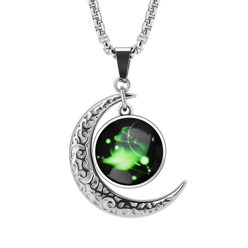 12 Constellation Moon Star Glowing